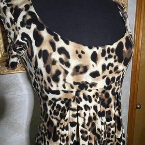 Leopard mini dress
